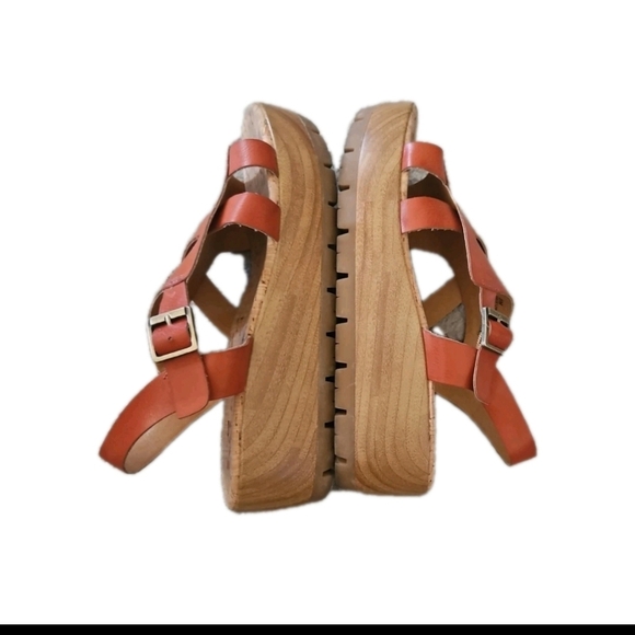 Korks Womens Brown Fallon Chunky Sandal 8 - Picture 8 of 11